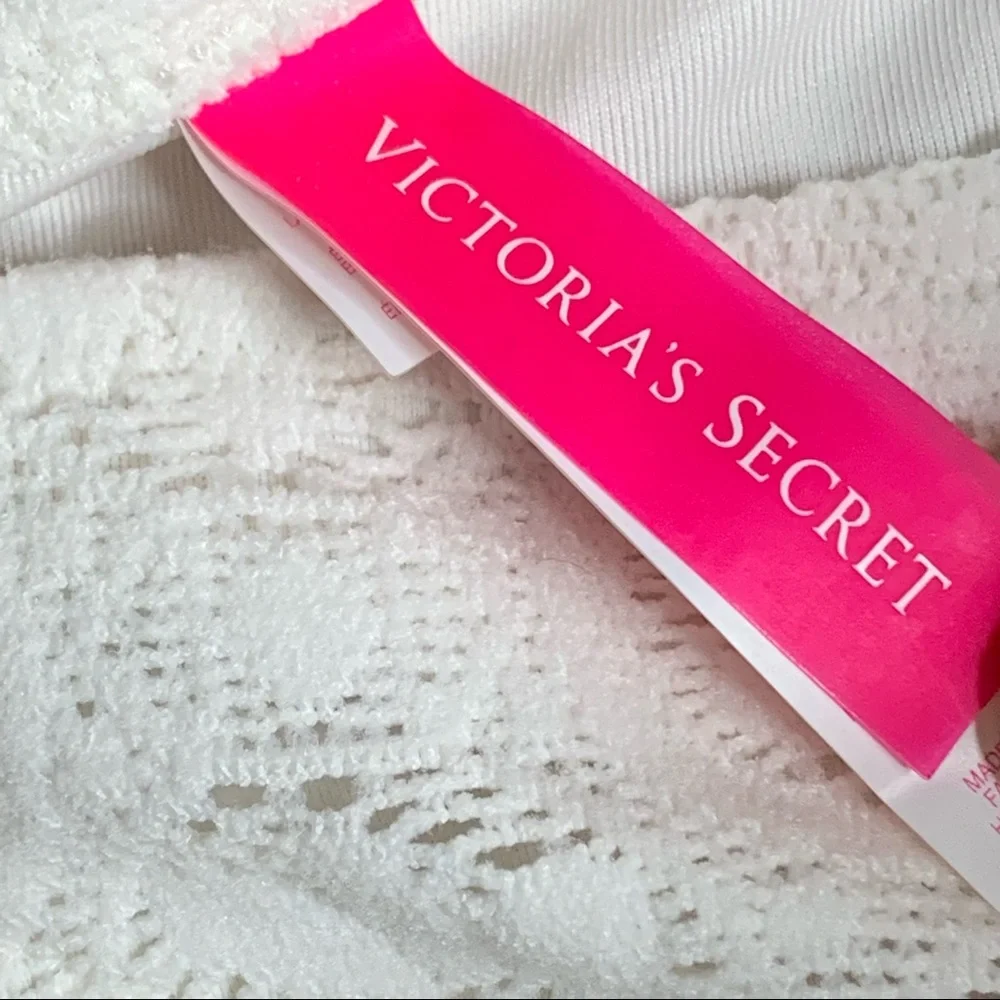 Victoria’s Secret Loop Tie Lace Swim Bikini Bottoms